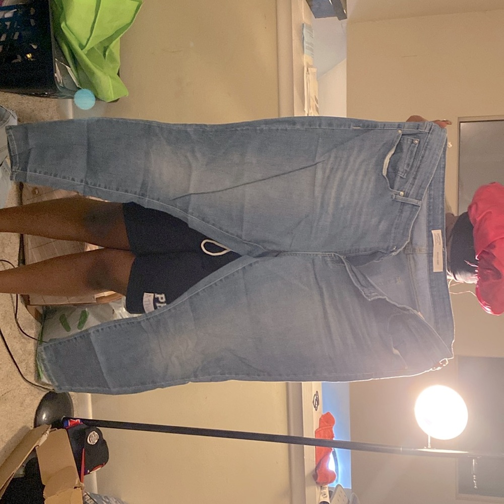 Plus size blue jeans. Never worn.